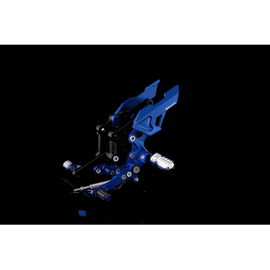BIKERS (バイカーズ) バックステップ ブルー ニンジャ Ninja250R/250 K0218-BLU