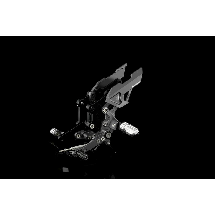 BIKERS (バイカーズ) バックステップ グレー ニンジャ Ninja250R/250 K0218-GRY