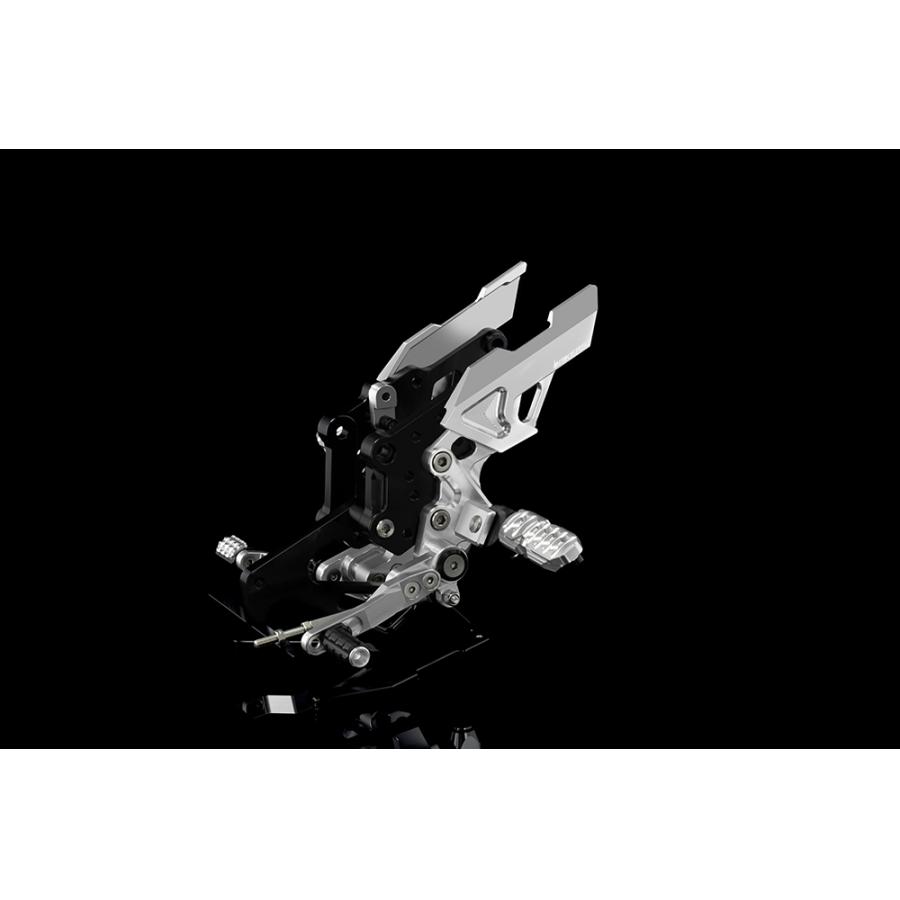 BIKERS (バイカーズ) バックステップ シルバー ニンジャ Ninja250R/250 K0218-SLV