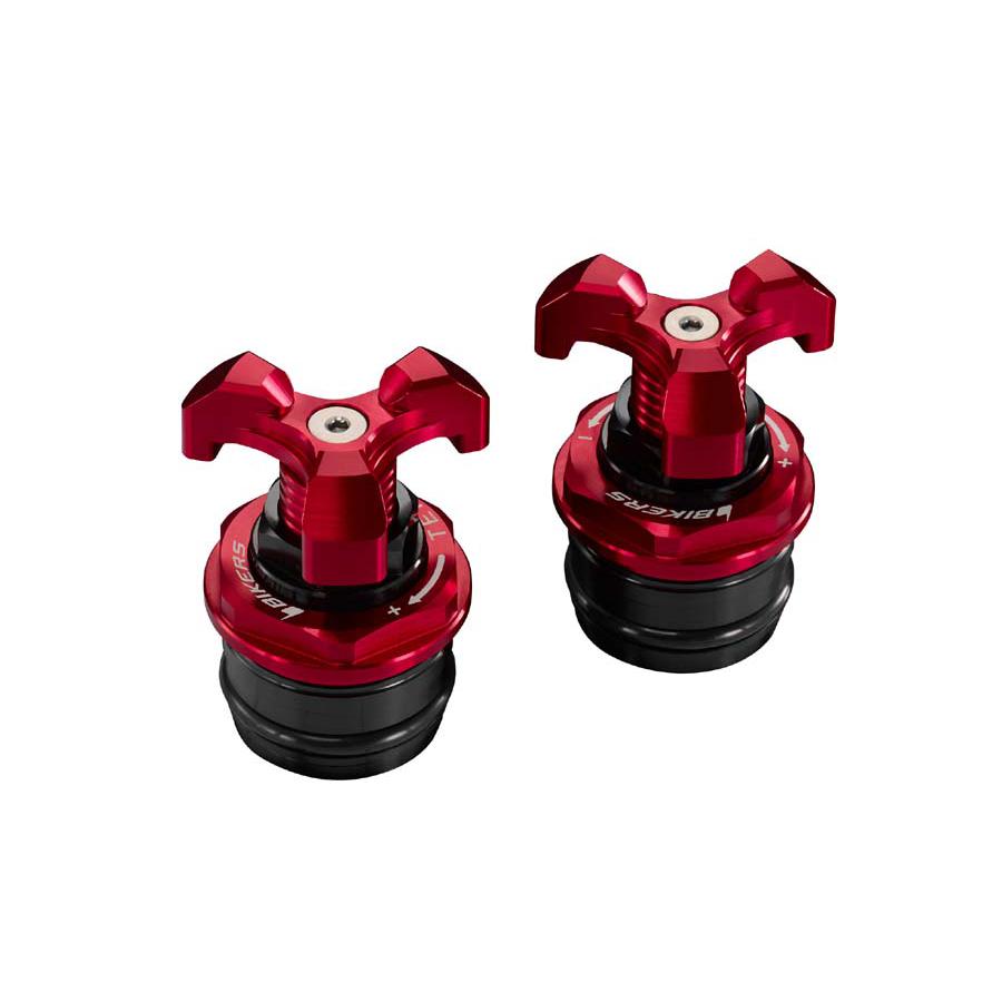 BIKERS (バイカーズ) イニシャルアジャスター 2個 レッド ニンジャ Ninja250R/250 K0221-RED
