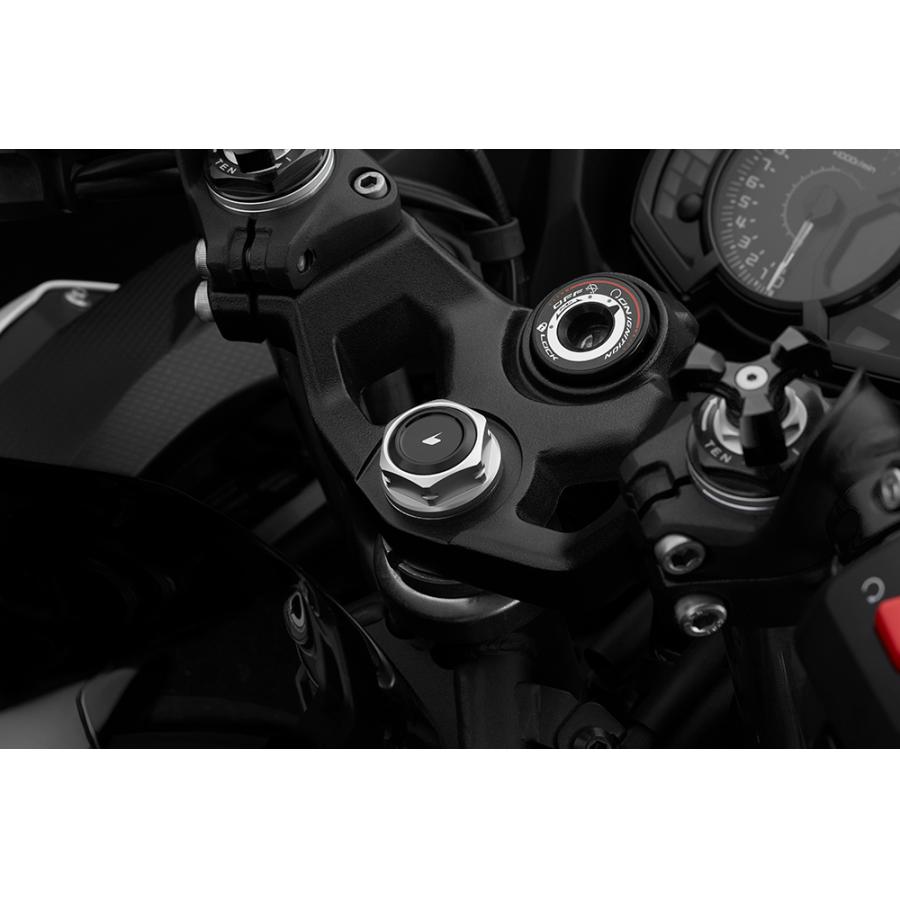 BIKERS (バイカーズ) ステムナット シルバー ニンジャ Ninja250/400 Z250 K0318-SLV