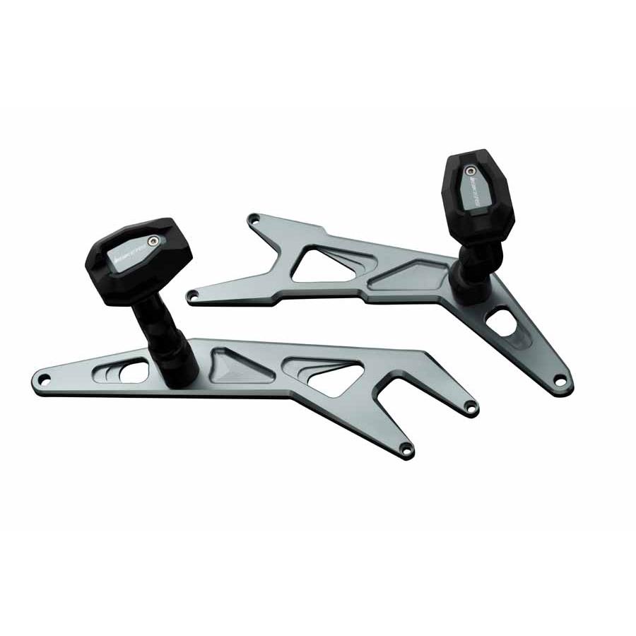 BIKERS (バイカーズ) ボディプロテクター 左右セット エンジンスライダー グレー ニンジャ Ninja250 K0350-GRY