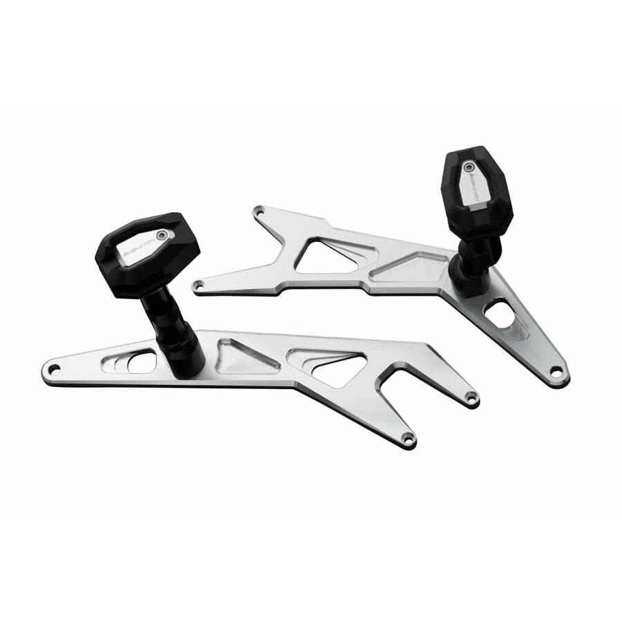BIKERS (バイカーズ) ボディプロテクター 左右セット エンジンスライダー シルバー ニンジャ Ninja250 K0350-SLV