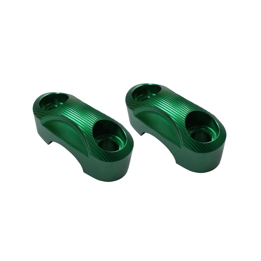 BIKERS (バイカーズ) ハンドルバークランプ 22.2mm グリーン グロム GROM ハンターカブ125 CT125 PCX PCX160 21 H0411-GRN