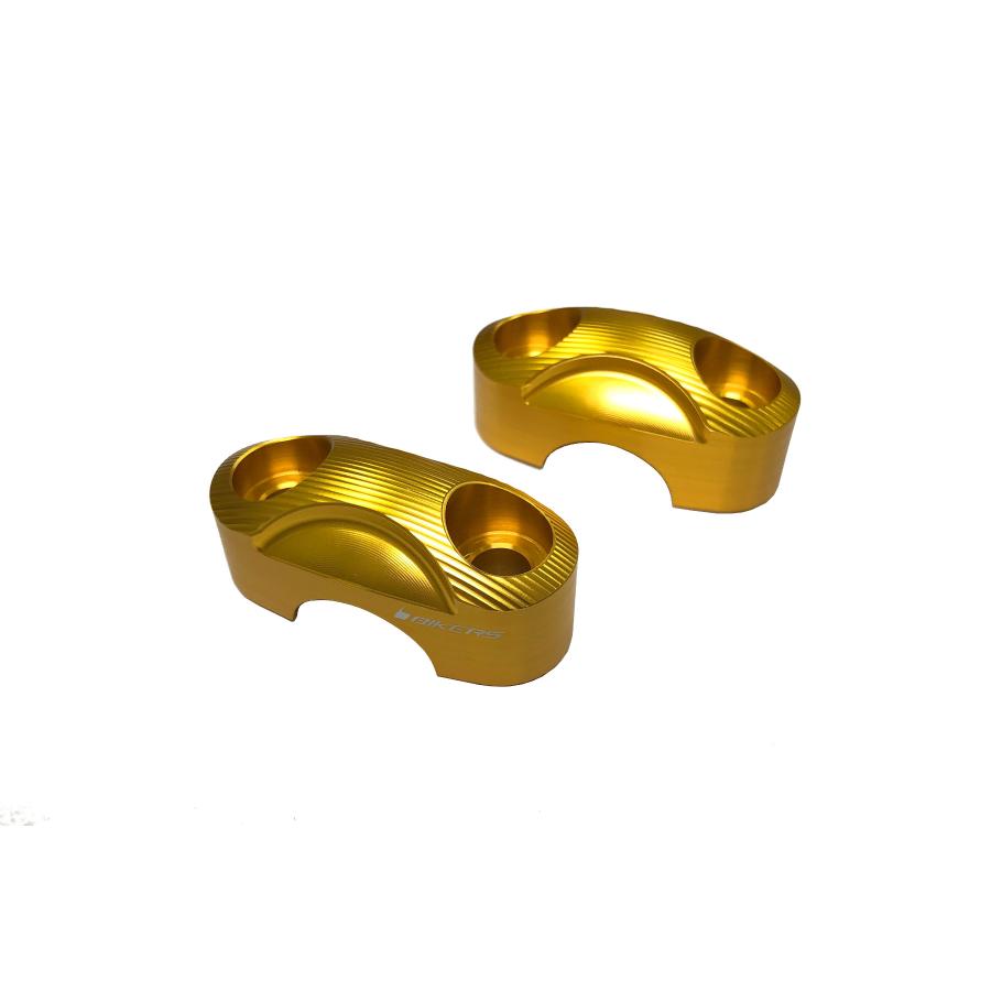 BIKERS (バイカーズ) ハンドルバークランプ 22.2mm ライトゴールド グロム GROM ハンターカブ125 CT125 PCX PCX160 21 H0411-LGD