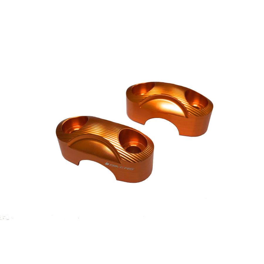 BIKERS (バイカーズ) ハンドルバークランプ 22.2mm オレンジゴールド グロム GROM ハンターカブ125 CT125 PCX PCX160 21 H0411-OGD