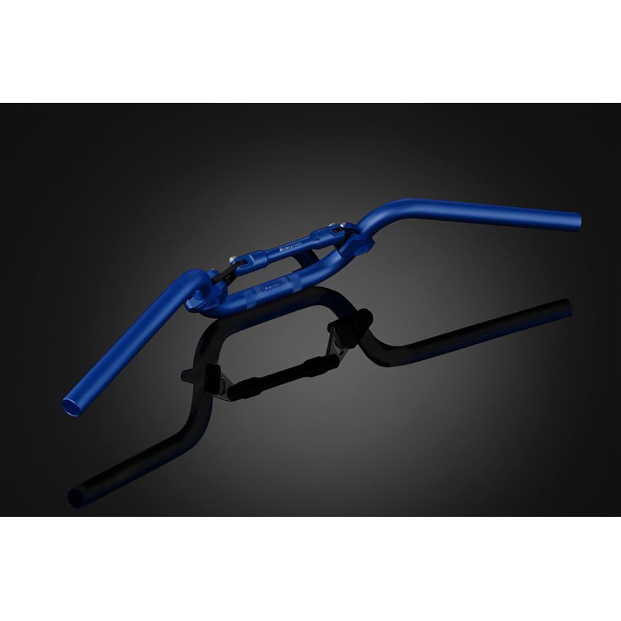BIKERS (バイカーズ) アルミバーハンドル ブレース付 ブルー PCX PCX150 PCX160 H0524-BLU