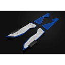 BIKERS (バイカーズ) フットプレート 左右セット ブルー/シルバー NMAX Y0226-BLU-SLV