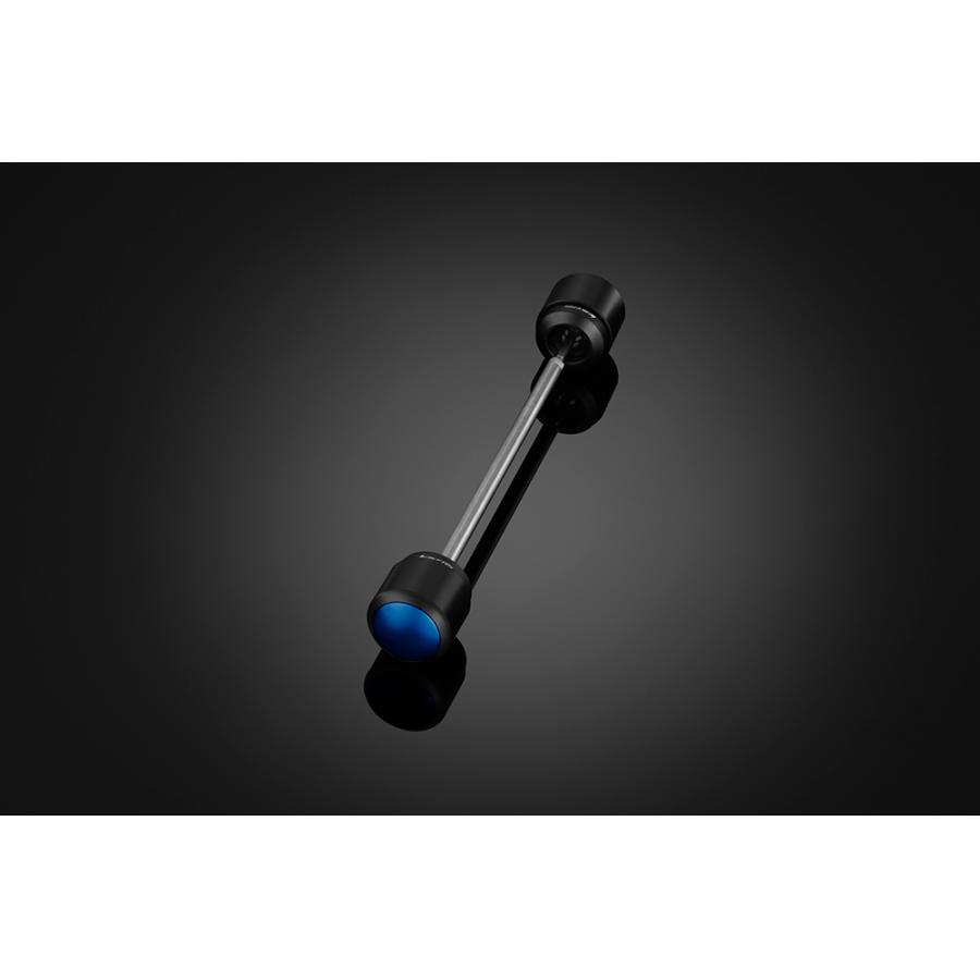 BIKERS (バイカーズ) フロントアクスルスライダー ブルー MT-07 Y0297-BLU