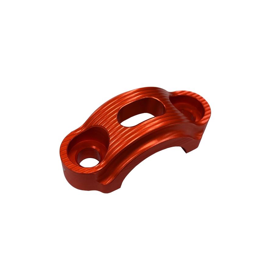 BIKERS (バイカーズ) マスターシリンダークランプ 1個 オレンジ ハンターカブ125 CT125 MT-07 YZF-R25 CBR250RR Y0302-ORG
