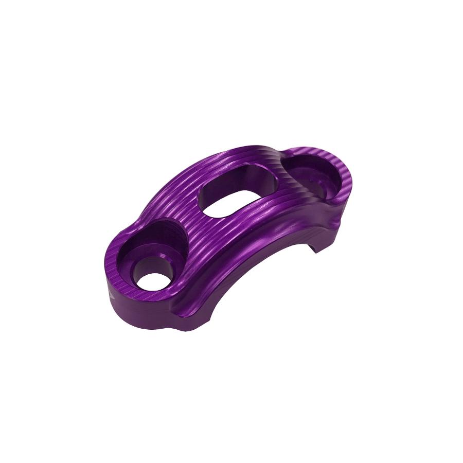 BIKERS (バイカーズ) マスターシリンダークランプ 1個 パープル ハンターカブ125 CT125 MT-07 YZF-R25 CBR250RR Y0302-PUR