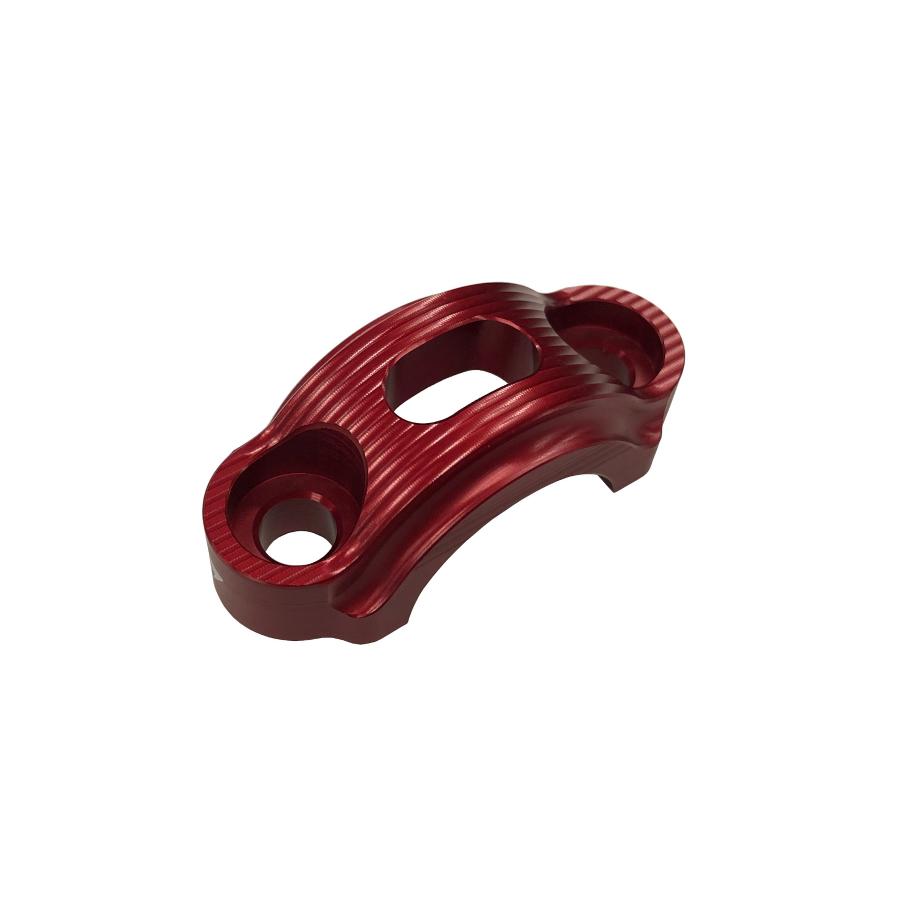 BIKERS (バイカーズ) マスターシリンダークランプ 1個 レッド ハンターカブ125 CT125 MT-07 YZF-R25 CBR250RR Y0302-RED