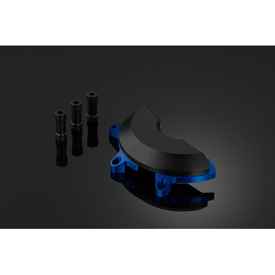 BIKERS (バイカーズ) エンジンガード 左側 ブルー MT-07 Y0304-BLU