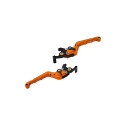 BIKERS (バイカーズ) レバーセット 可倒式 カーブタイプ オレンジゴールド XMAX Y0561-OGD
