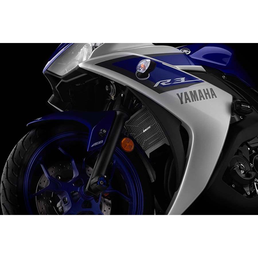 BIKERS (バイカーズ) ステンラジエターガード チタンコート ブラック YZF-R25/R3 Y...