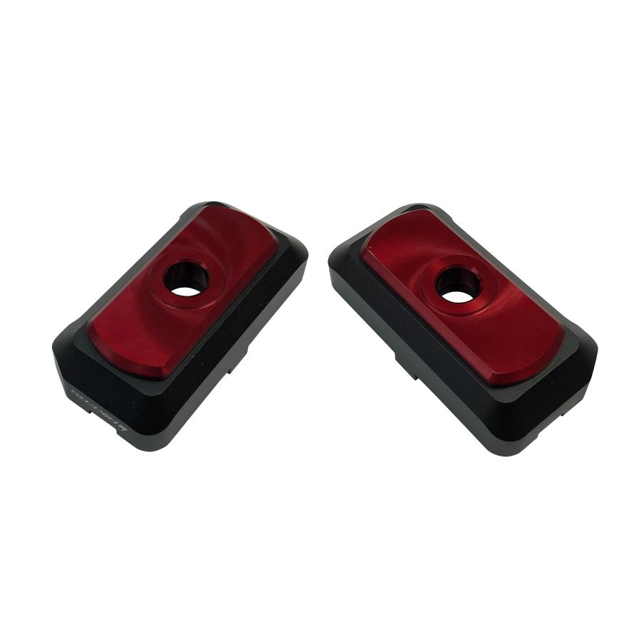BIKERS (バイカーズ) チェーンアジャスターキャップ 2個 レッド YZF-R25/R3/MT-25/03 Y0171-RED