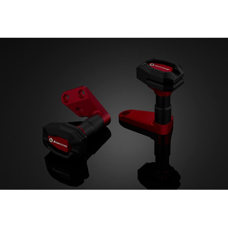 BIKERS (バイカーズ) ボディプロテクター 左右セット エンジンスライダー レッド YZF-R25/R3 MT-25/03 Y0176-RED