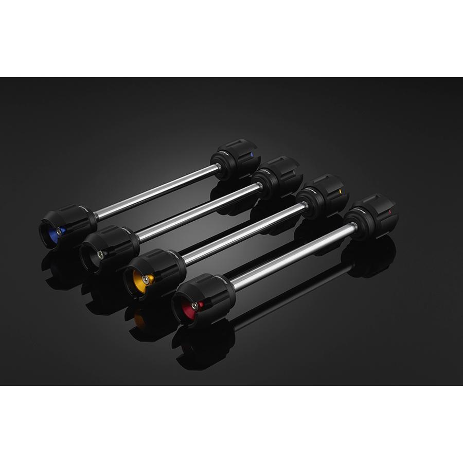 BIKERS (バイカーズ) フロントアクスルスライダー レッド YZF-R25/R3/MT-25/03 Y0177-RED