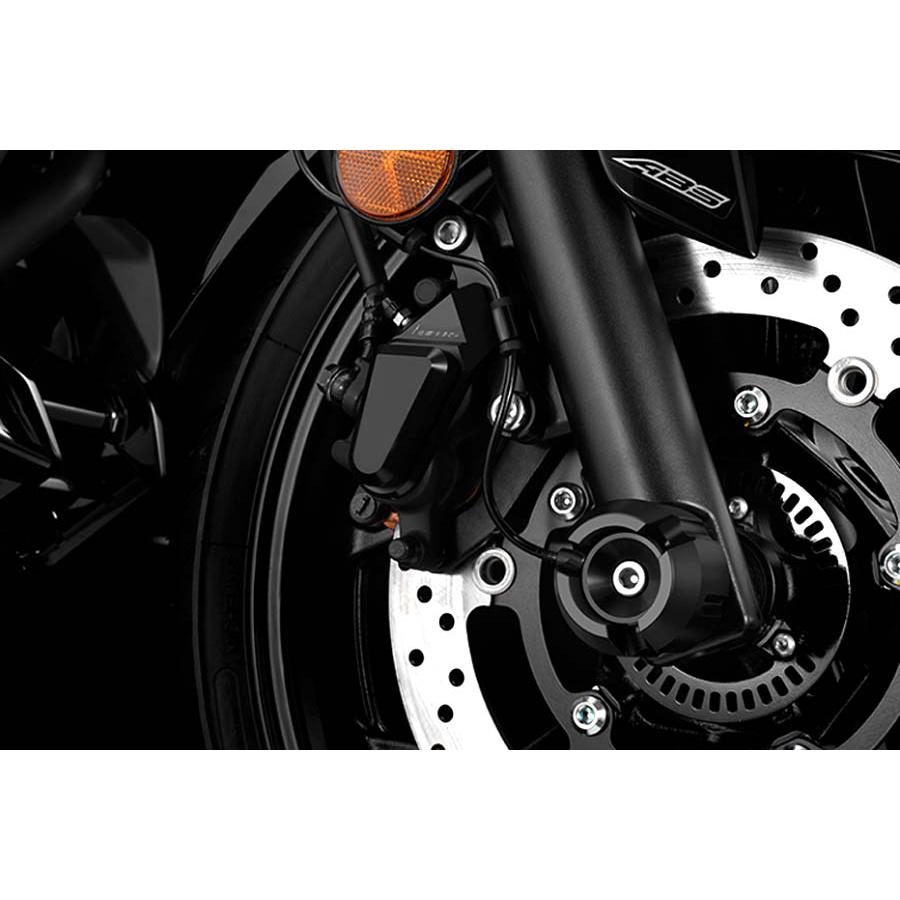 BIKERS (バイカーズ) フロントキャリパーガード ブラック YZF-R25/R3 MT-25/03 Y0184-BLK