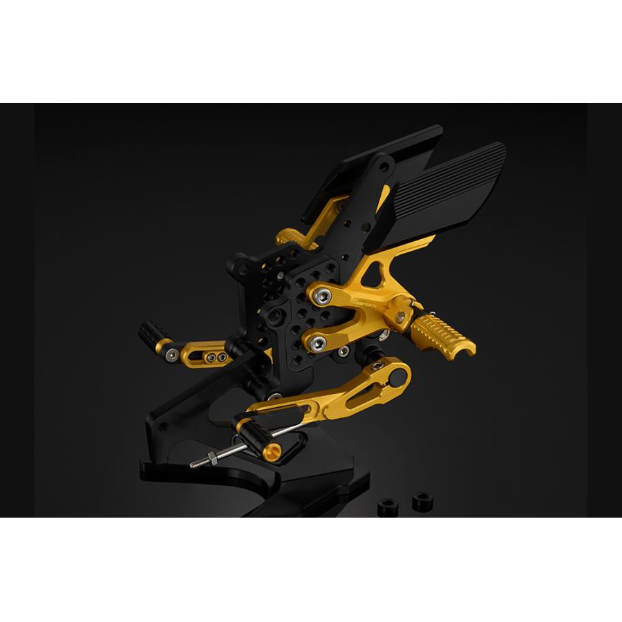 BIKERS (バイカーズ) バックステップ ライトゴールド YZF-R25/R3/MT-25/03 Y0185-LGD