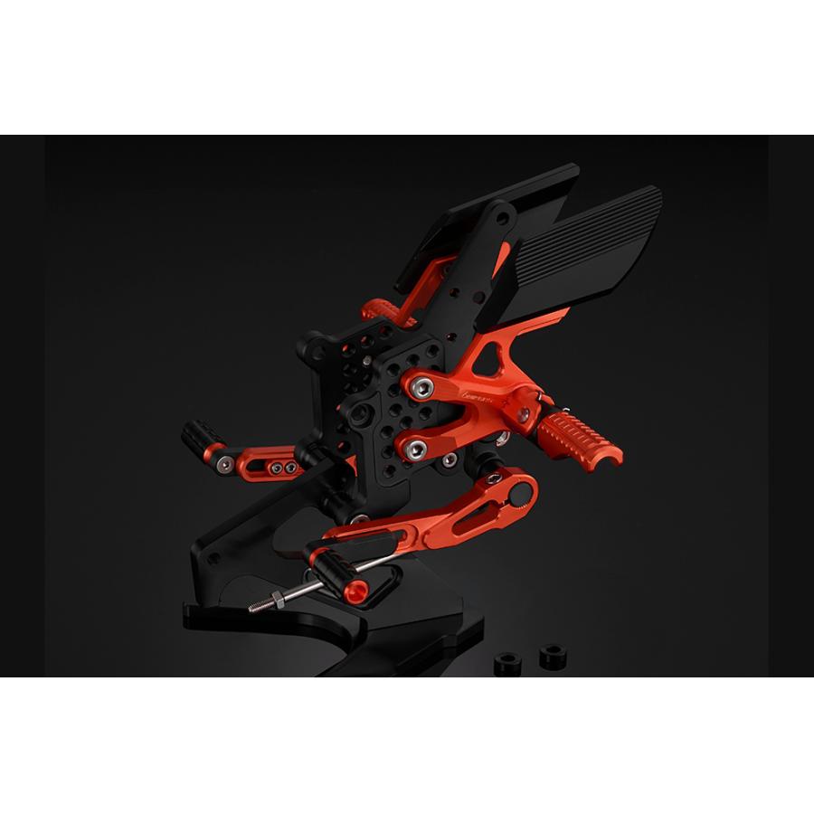 BIKERS (バイカーズ) バックステップ オレンジ YZF-R25/R3/MT-25/03 Y0185-ORG