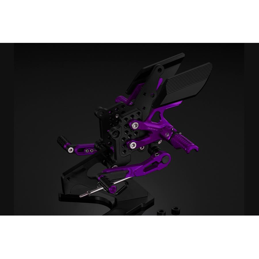 BIKERS (バイカーズ) バックステップ パープル YZF-R25/R3/MT-25/03 Y0185-PUR