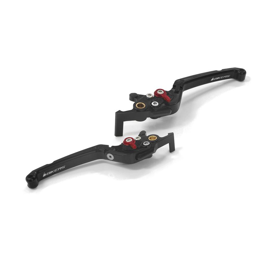 BIKERS (バイカーズ) レバーセット 可倒式 フラットタイプ ブラック PCX PCX160 ADV160 H1010-BLK