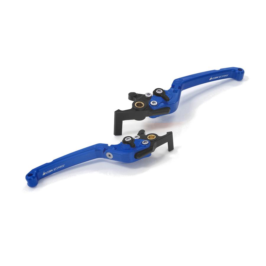 BIKERS (バイカーズ) レバーセット 可倒式 フラットタイプ ブルー PCX PCX160 ADV160 H1010-BLU