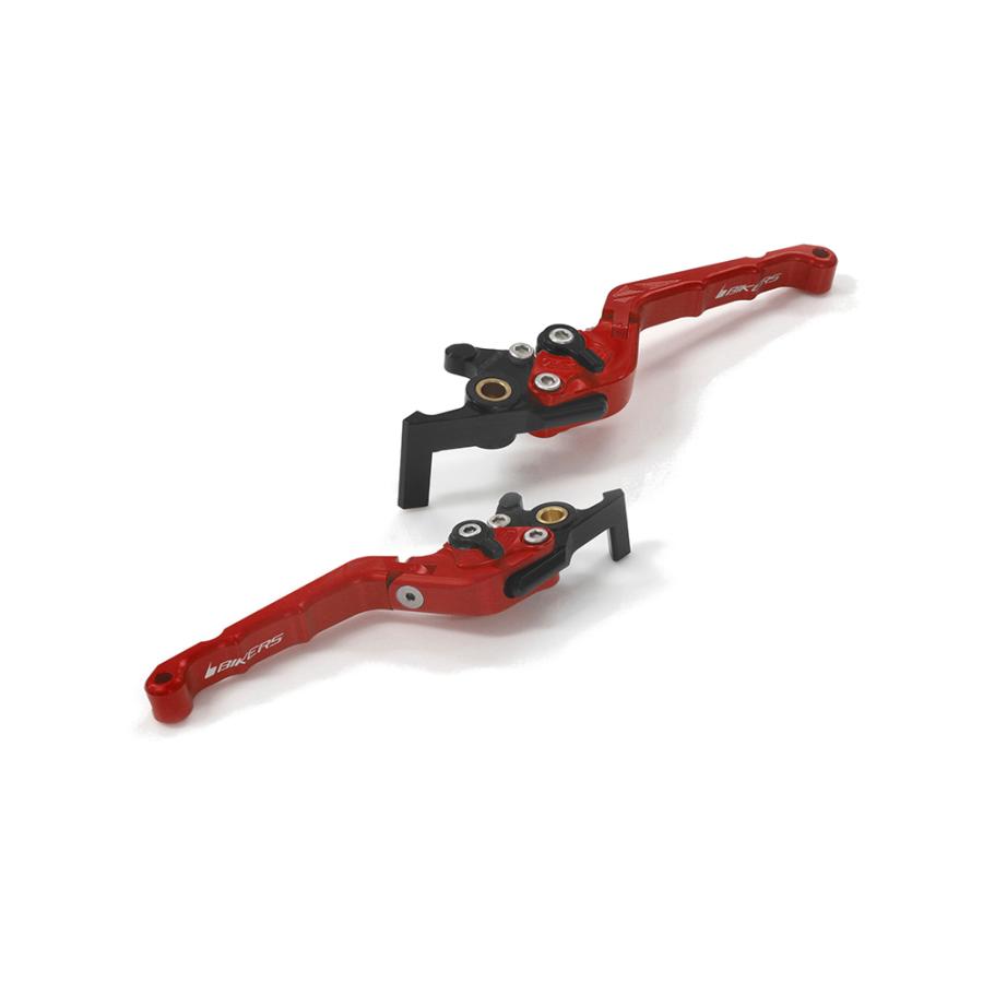 BIKERS (バイカーズ) レバーセット 可倒式 カーブタイプ レッド PCX PCX160 ADV160 H1012-RED
