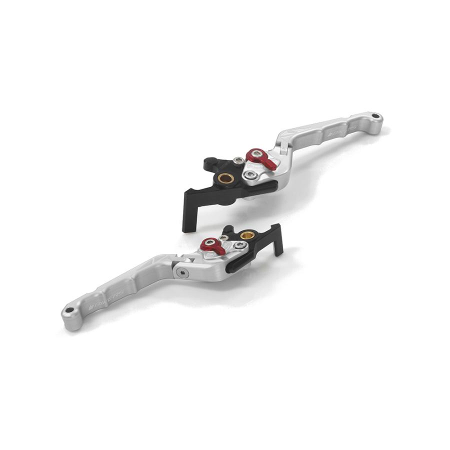 BIKERS (バイカーズ) レバーセット 可倒式 カーブタイプ シルバー PCX PCX160 ADV160 H1012-SLV
