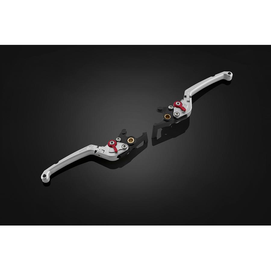 BIKERS (バイカーズ) レバーセット 可倒式 フラットタイプ シルバー FORZA H1020-SLV