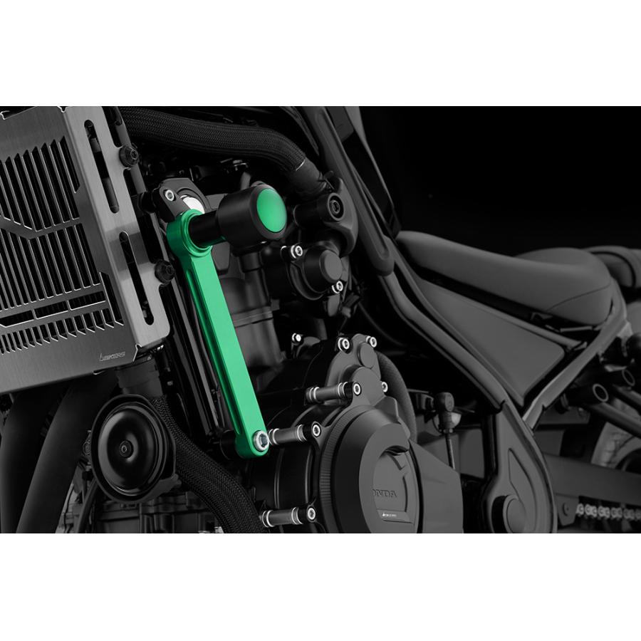 BIKERS (バイカーズ) フレームガード グリーン CL250 Rebel500 H0442-GRN 2