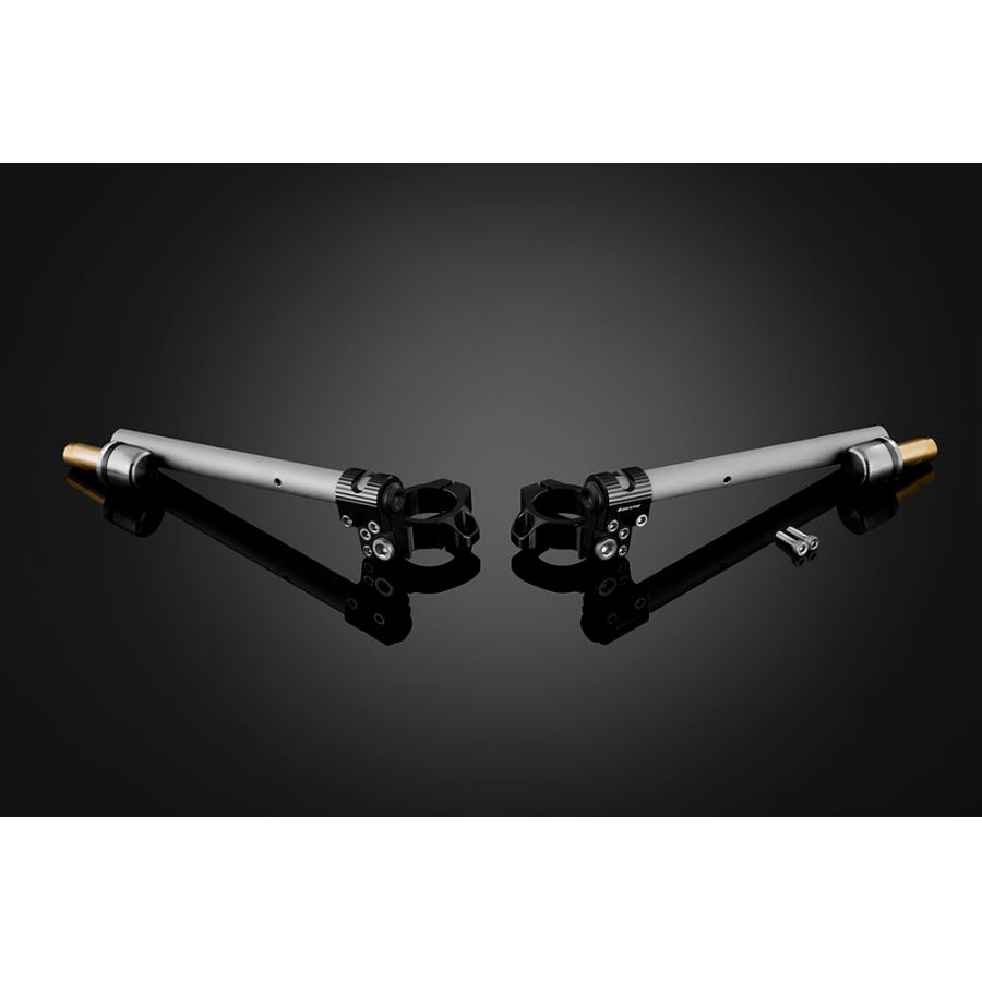 BIKERS (バイカーズ) アジャスタブル セパレートハンドル ブラック Ninja250/400 K0440-BLK