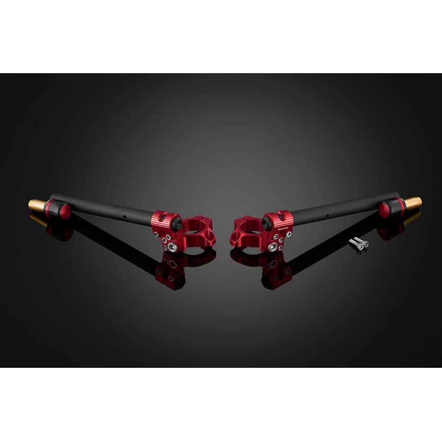 BIKERS (バイカーズ) アジャスタブル セパレートハンドル レッド Ninja250/400 K0440-RED