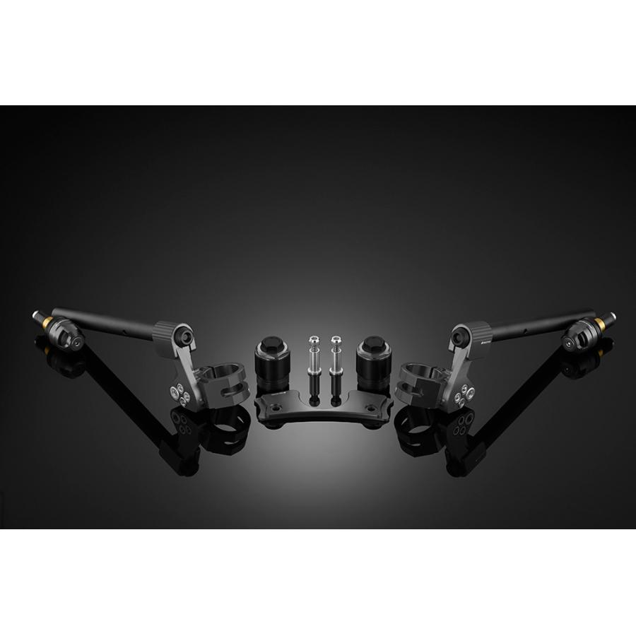 BIKERS (バイカーズ) アジャスタブルセパレートハンドル グレー Ninja650 K0461-GRY