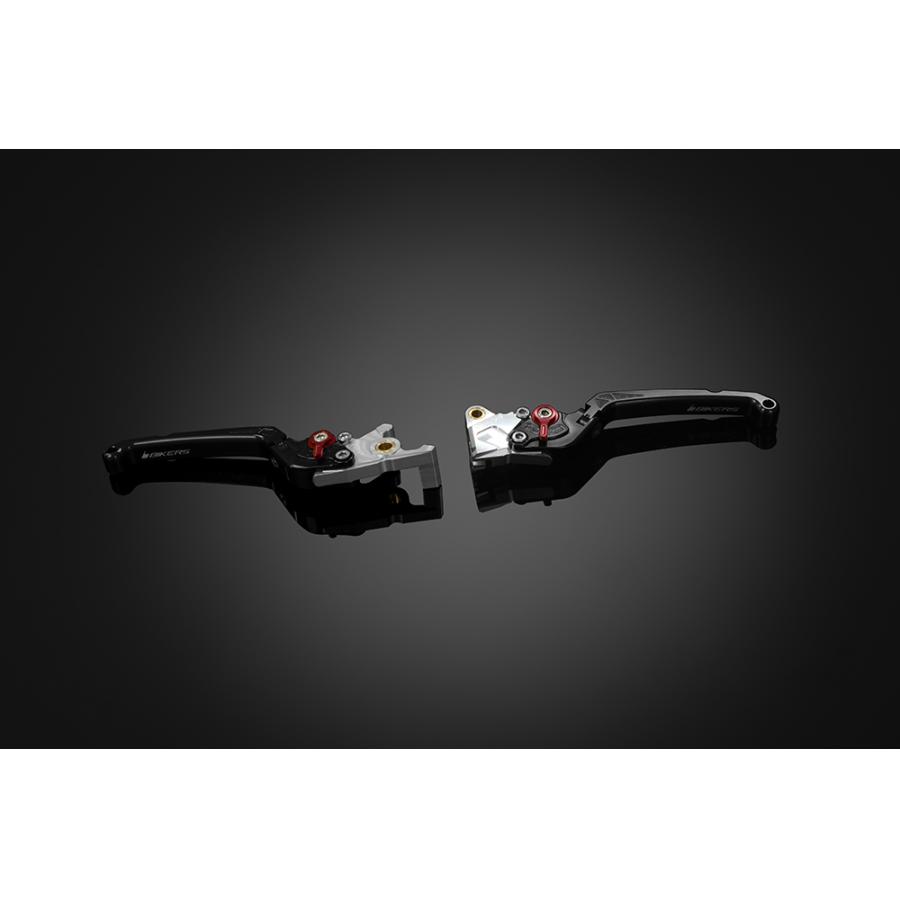 BIKERS (バイカーズ) レバーセット 可倒式 フラットタイプ ブラック PCX PCX150 H0977-BLK