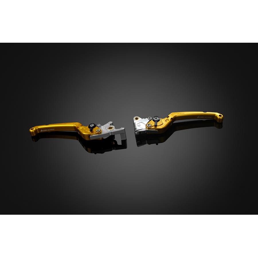 BIKERS (バイカーズ) レバーセット 可倒式 フラットタイプ ライトゴールド PCX PCX150 H0977-LGD