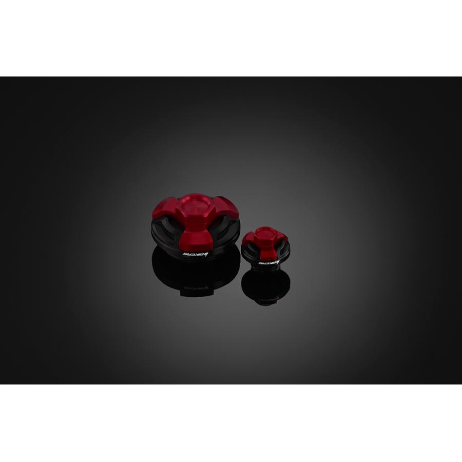BIKERS (バイカーズ) ジェネレーターカバーキャップ レッド YZF-R15/R125 XSR125 Y0140-RED
