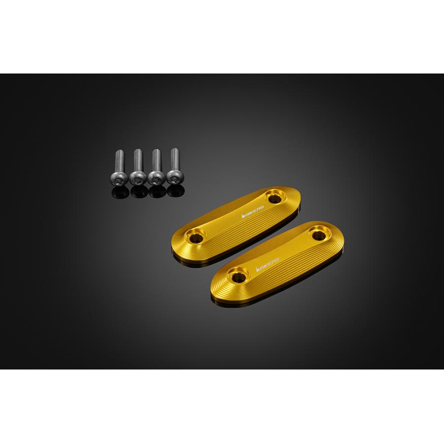 BIKERS (バイカーズ) ミラーホールカバー ライトゴールド YZF-R25 Y0337-LGD