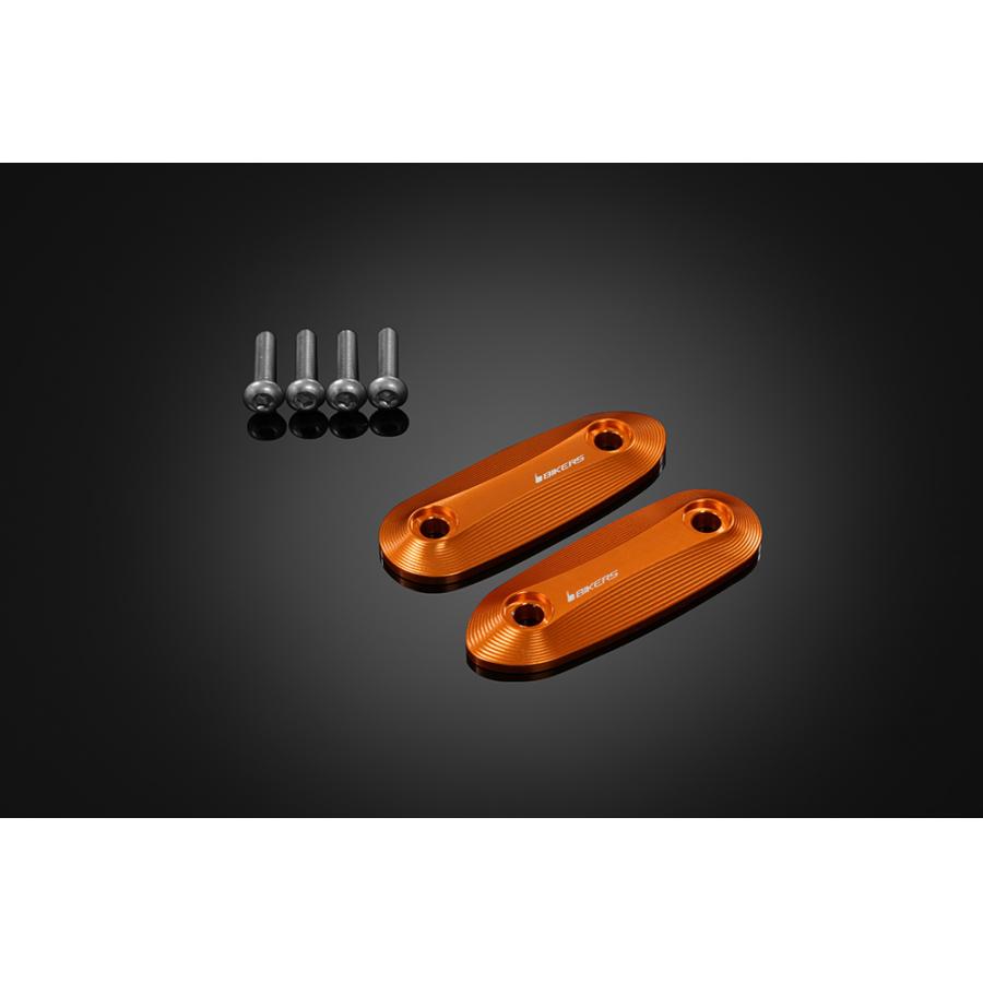 BIKERS (バイカーズ) ミラーホールカバー オレンジゴールド YZF-R25 Y0337-OGD