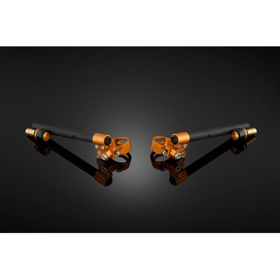 BIKERS (バイカーズ) アジャスタブル セパレートハンドル セパハン オレンジゴールド CBR650R H0564-OGD