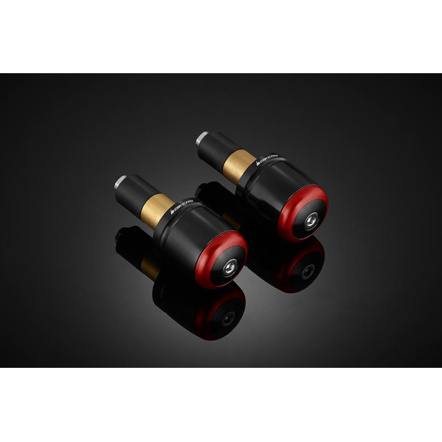 BIKERS (バイカーズ) セパハン用 バーエンド セパレートハンドル用 レッド ADV150 H0712-RED