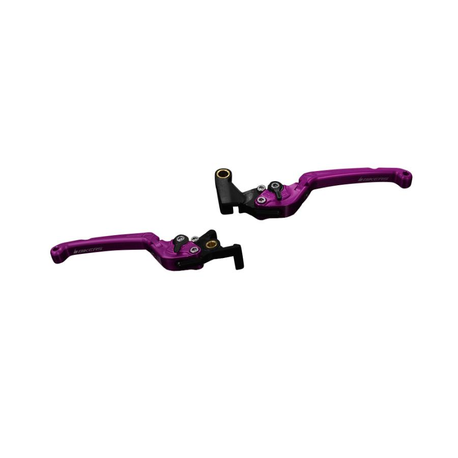 BIKERS (バイカーズ) 可倒式 アジャスタブル レバーセット パープル CBR250RR H0982-PUR