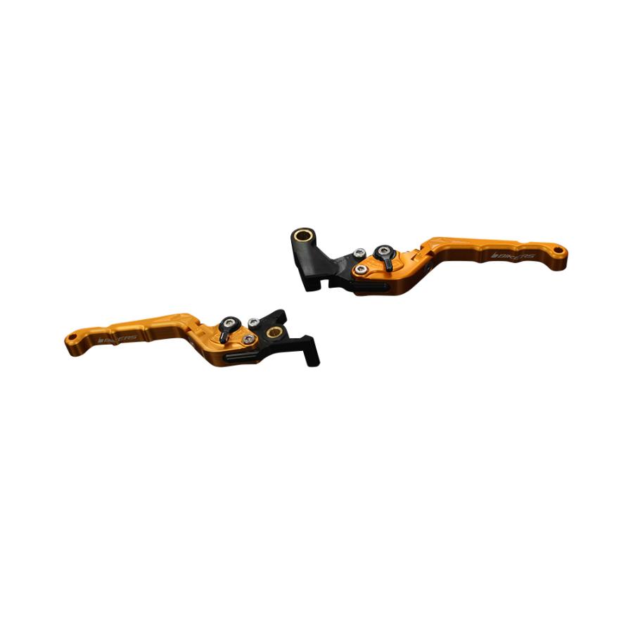 BIKERS (バイカーズ) 可倒式 アジャスタブル レバーセット オレンジゴールド CBR250RR H0984-OGD