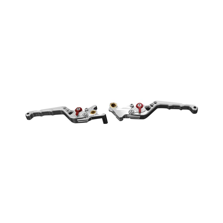 BIKERS (バイカーズ) アジャスタブル レバーセット シルバー グロム GROM モンキー125 MONKEY125 CB250R/CB125R H0990-SLV
