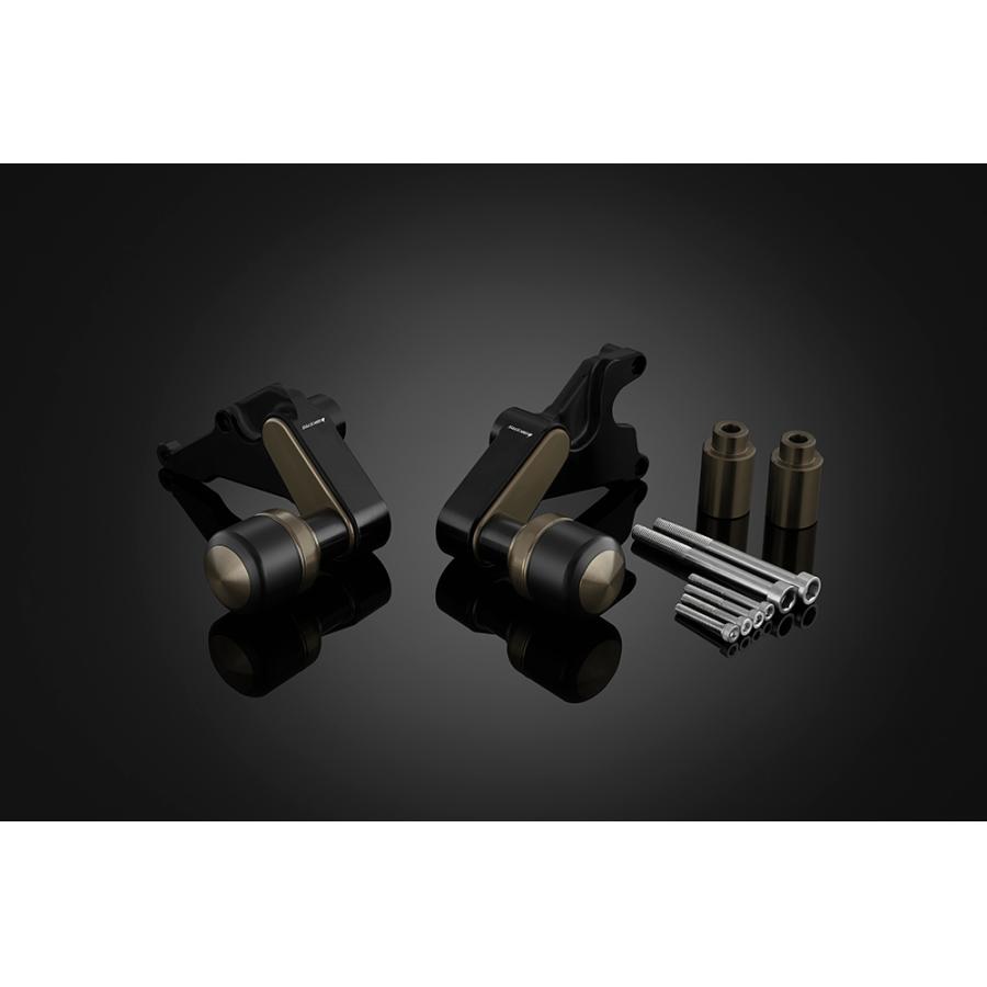 BIKERS (バイカーズ) フレームガード 左右 チタン CBR650R CB650R 21 H1004-TIN