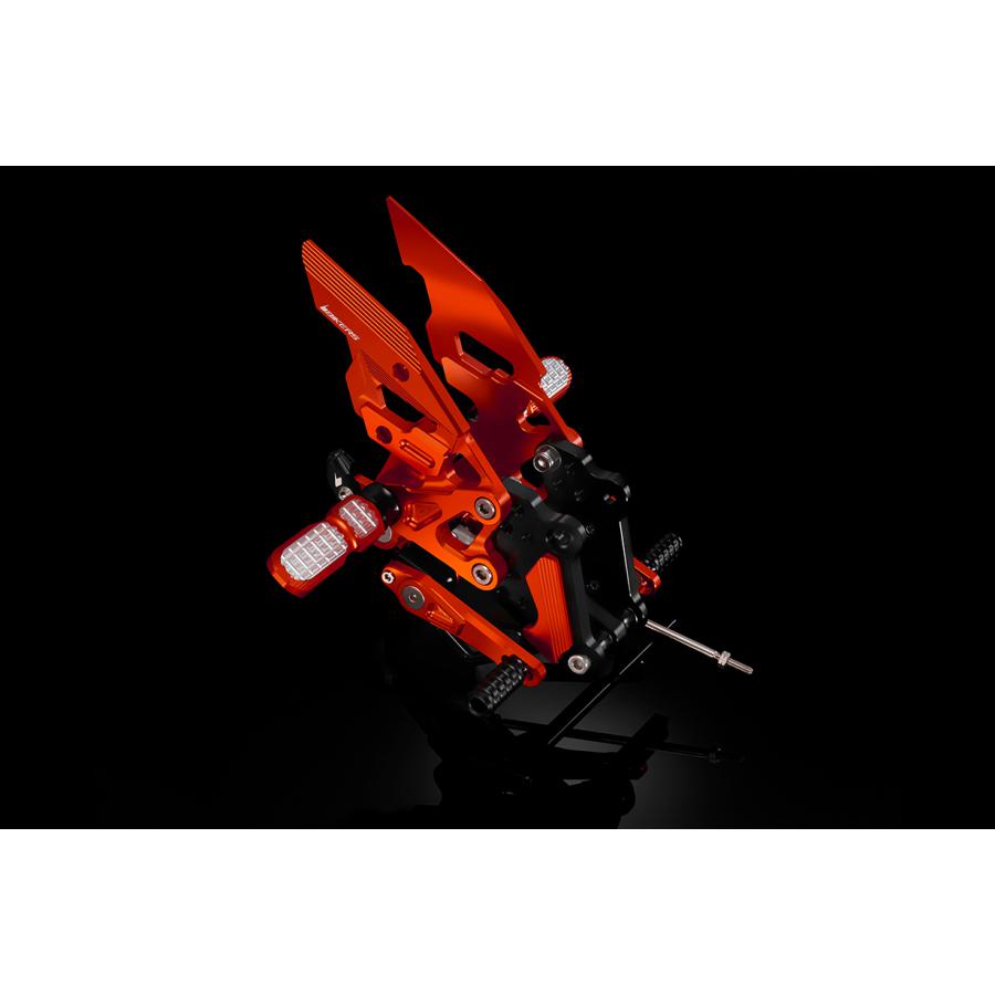 BIKERS (バイカーズ) バックステップ オレンジ CBR250R H0146-ORG