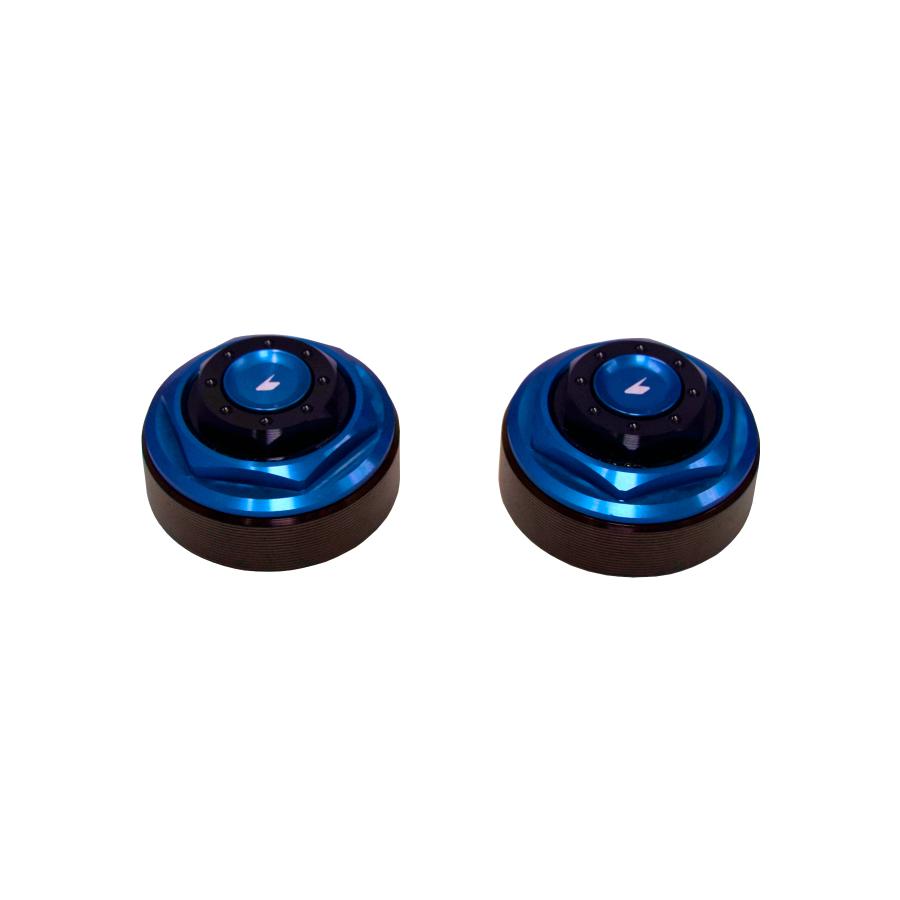 BIKERS(バイカーズ) フロントフォークキャップ アルミ ブルー GROM グロム BK-H239-BLU