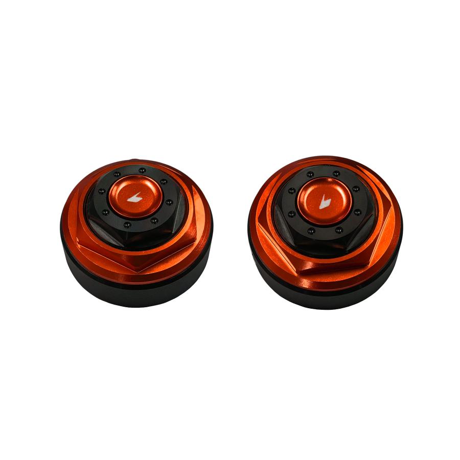 BIKERS (バイカーズ) フロントフォークキャップ 2ケ オレンジ グロム GROM モンキー125 MONKEY125 H0239-ORG