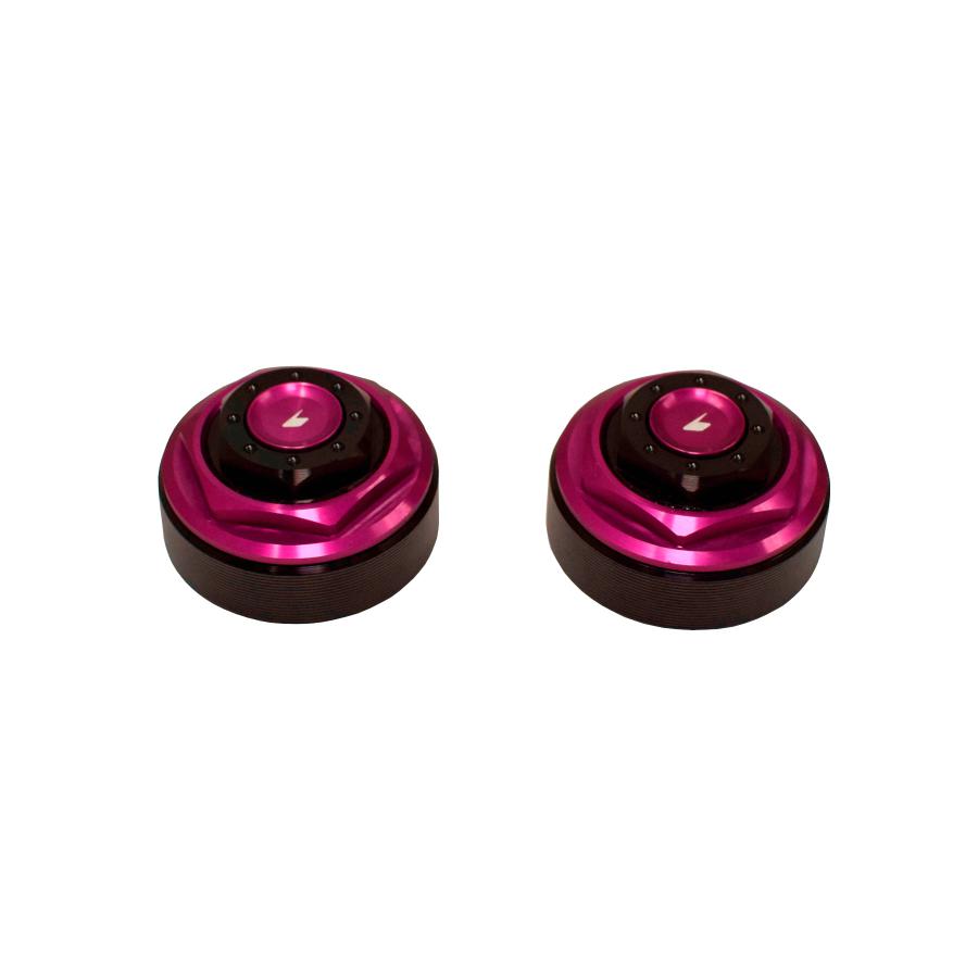 BIKERS (バイカーズ) フロントフォークキャップ 2ケ パープル グロム GROM モンキー125 MONKEY125 H0239-PUR